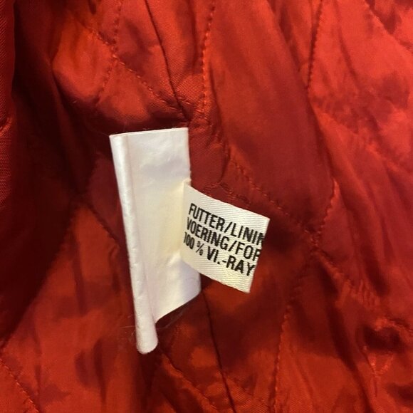 ESCADA Vintage Double-Breasted Women's Size 36 Denim Coat Jacket Made in Germany - Picture 9 of 9